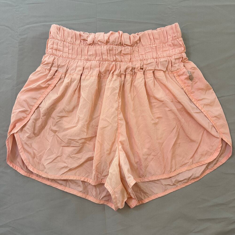 Free People, FP Movement, Peach, Lined, Track Shorts- L